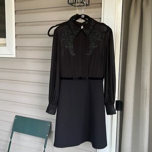 Ted Baker Size 2 (true 6) Black Dress